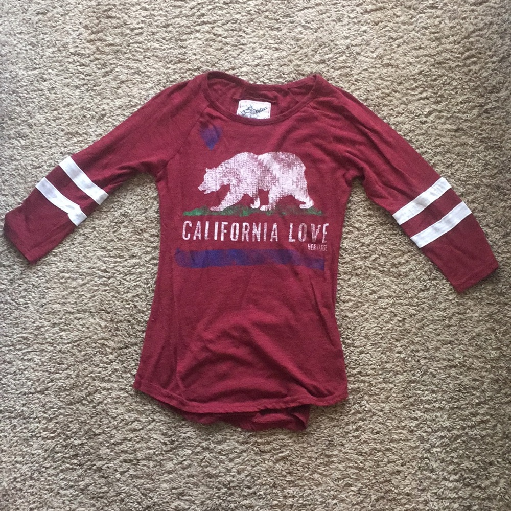 California, 3/4 length shirt